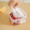 【 Thickened refrigerator preservation box 】 Household food stacking sealed box, kitchen fruit, vegetable and egg freezing storage box details Picture